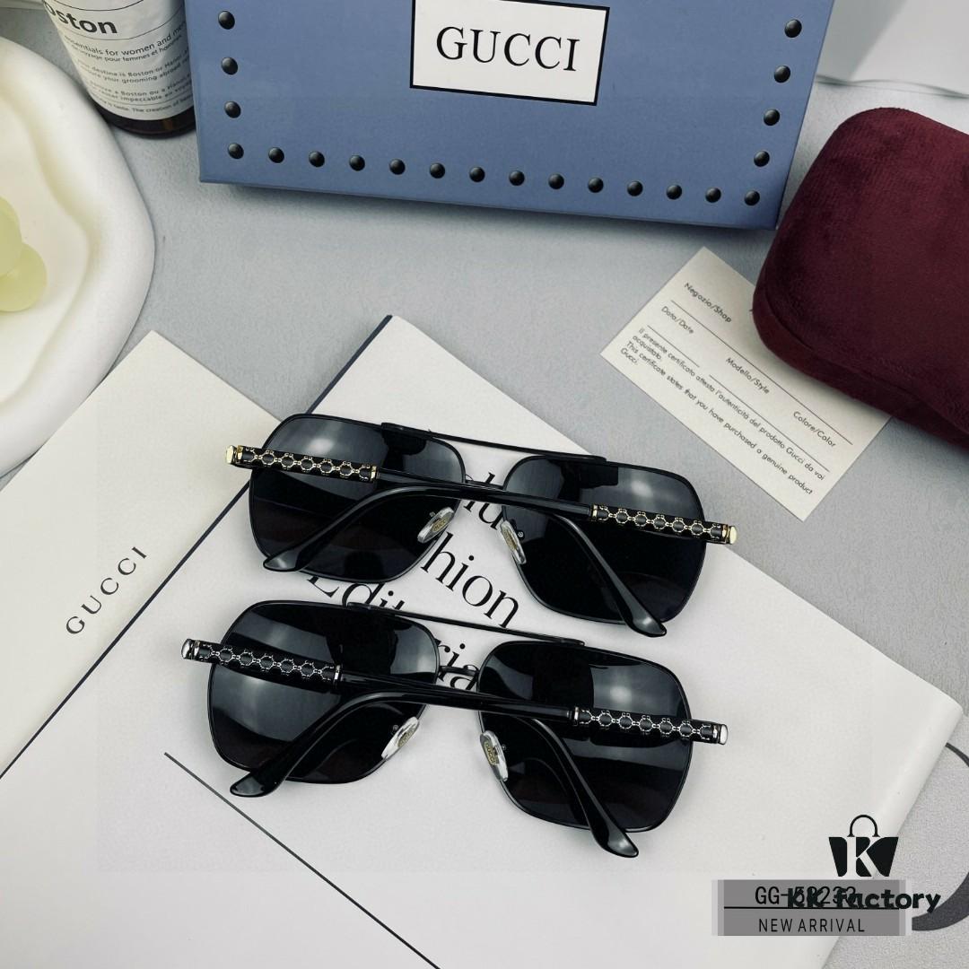 6931fdaa3a89a121ed54deb1 GUCCI Italy - Polarized Sunglasses with Polylite Lenses, Lightweight Stainless Steel Frame, UV400 Protection, Stylish Driving Sunglasses Model 58233