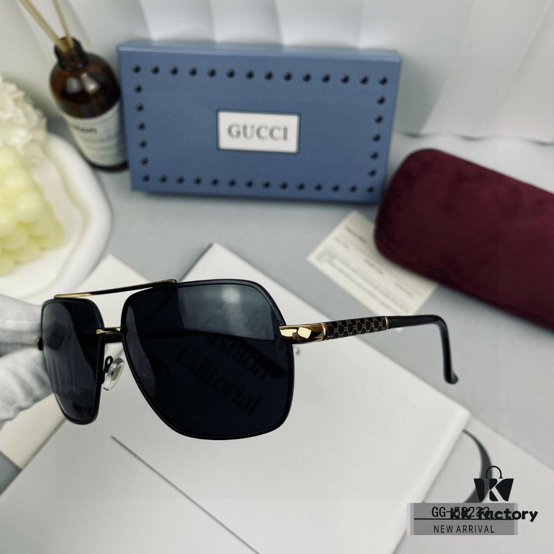 6931fdaa3a89a121ed54deb4 GUCCI Italy - Polarized Sunglasses with Polylite Lenses, Lightweight Stainless Steel Frame, UV400 Protection, Stylish Driving Sunglasses Model 58233