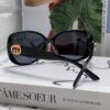 6931fdb23a89a121ed54df1a Gucci 2025 New Retro Thick-Rimmed Sunglasses for Women, Stylish Red and White Woven Band Classic Sun Glasses with UV Protection, Fashionable Eyewear for Long Faces