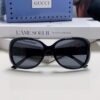 6931fdb23a89a121ed54df1e Gucci 2025 New Retro Thick-Rimmed Sunglasses for Women, Stylish Red and White Woven Band Classic Sun Glasses with UV Protection, Fashionable Eyewear for Long Faces