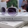 6931fdb33a89a121ed54df2c Gucci 2025 New Retro Thick-Rimmed Sunglasses for Women, Stylish Red and White Braided Band Classic Sun Glasses with High-End Fashion Appeal, Perfect for Long Faces