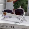 6931fdb33a89a121ed54df2e Gucci 2025 New Retro Thick-Rimmed Sunglasses for Women, Stylish Red and White Braided Band Classic Sun Glasses with High-End Fashion Appeal, Perfect for Long Faces