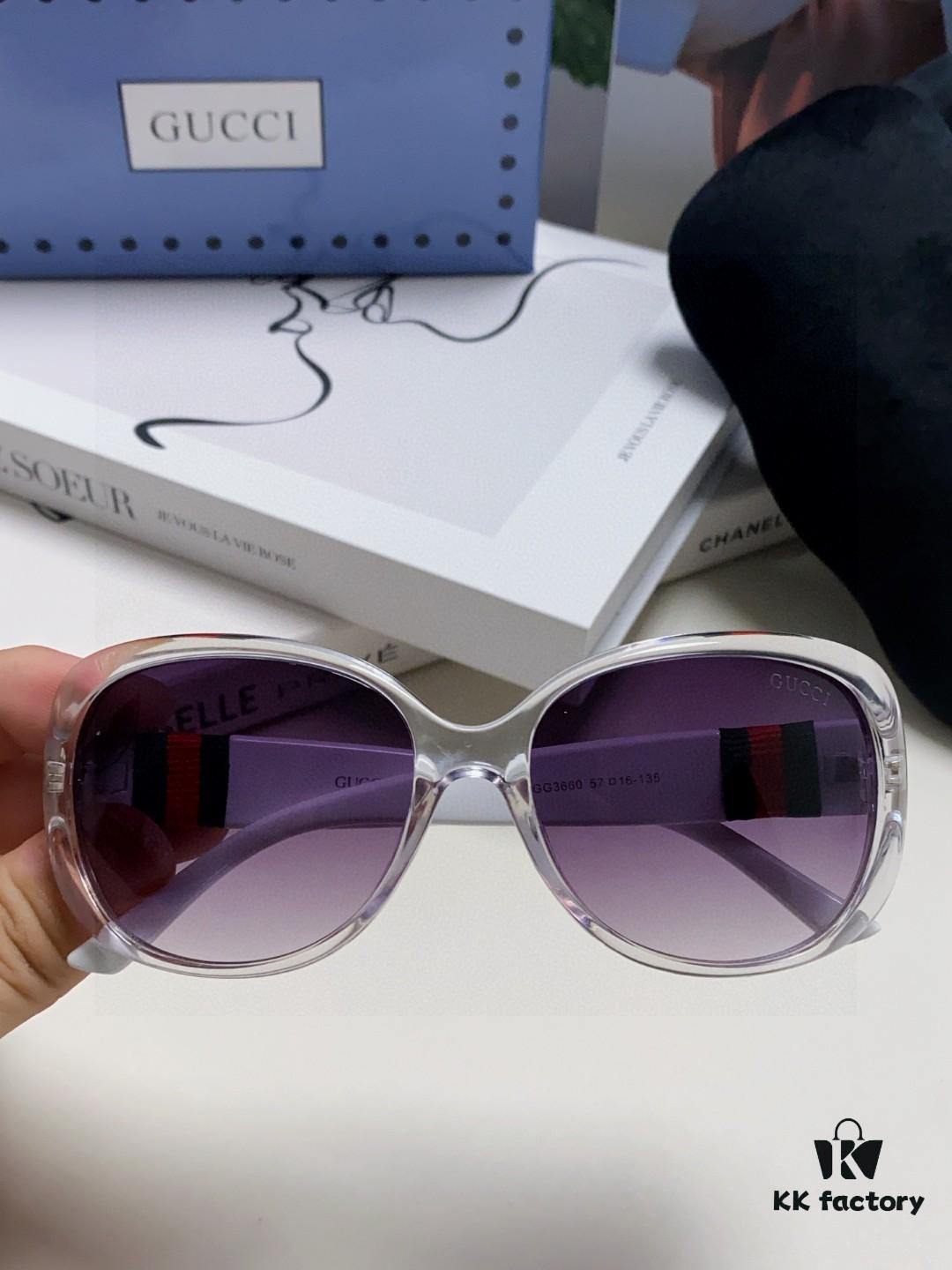 6931fdb33a89a121ed54df2f Gucci 2025 New Retro Thick-Rimmed Sunglasses for Women, Stylish Red and White Braided Band Classic Sun Glasses with High-End Fashion Appeal, Perfect for Long Faces