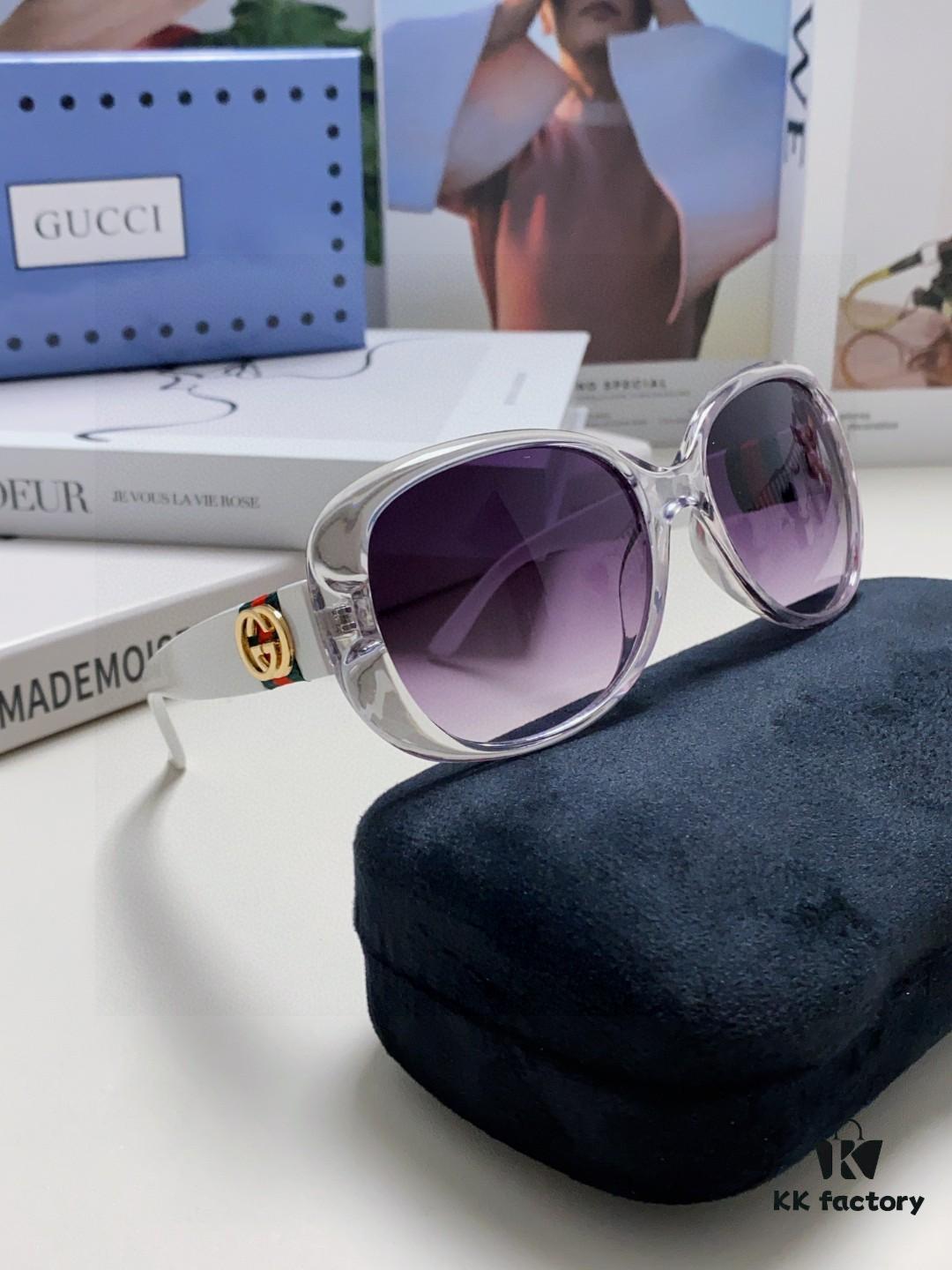 6931fdb43a89a121ed54df33 Gucci 2025 New Retro Thick-Rimmed Sunglasses for Women, Stylish Red and White Braided Band Classic Sun Glasses with High-End Fashion Appeal, Perfect for Long Faces
