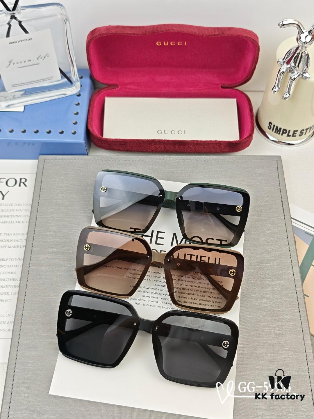 6931fdb83a89a121ed54df70 GUCCI Italy - Polarized Resin HD Lens Sunglasses, TR Frame Lightweight and Comfortable Wear, Model: 59903, Size: 57-16-148