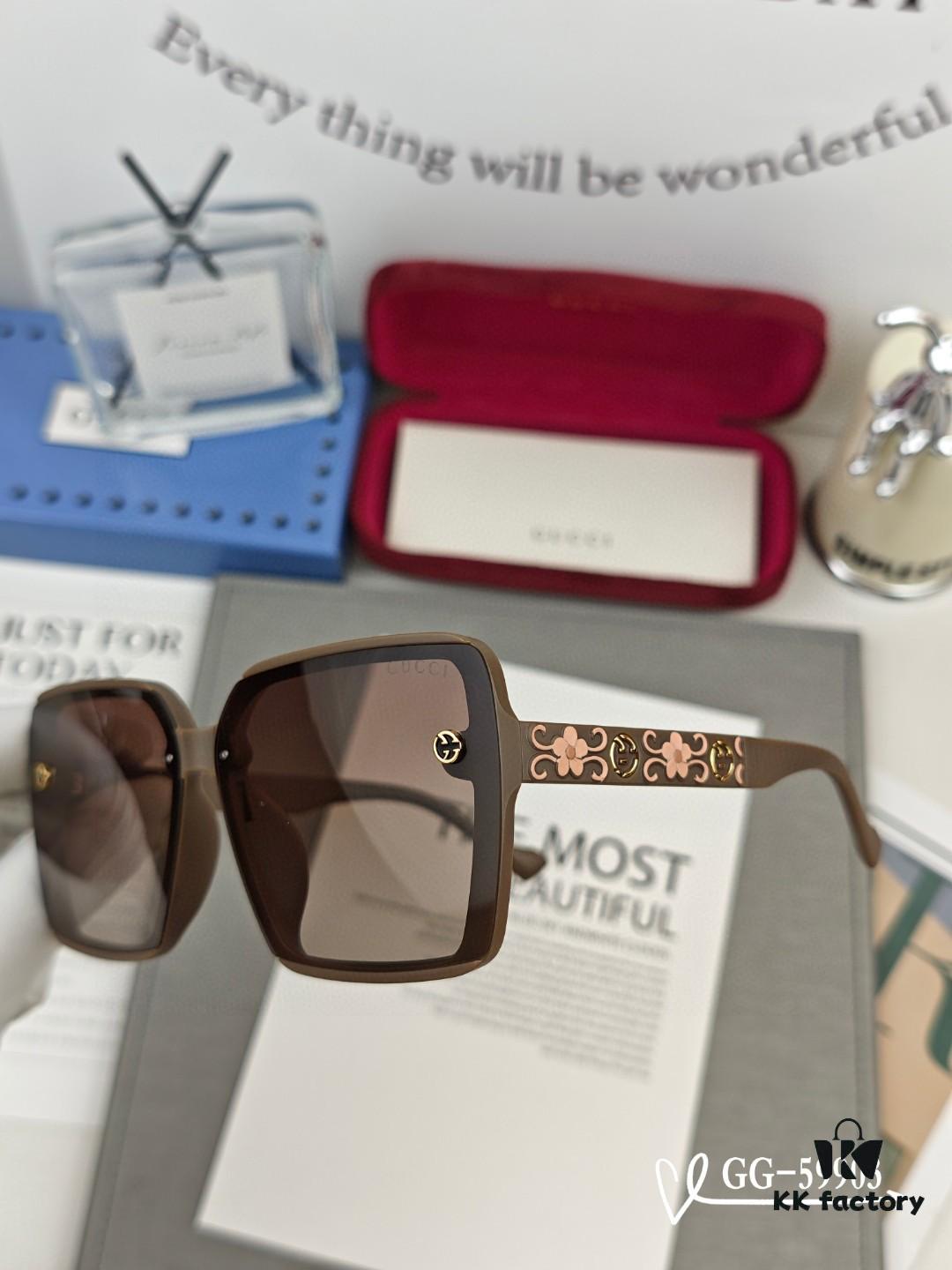 6931fdb93a89a121ed54df73 GUCCI Italy - Polarized Resin HD Lens Sunglasses, TR Frame Lightweight and Comfortable Wear, Model: 59903, Size: 57-16-148