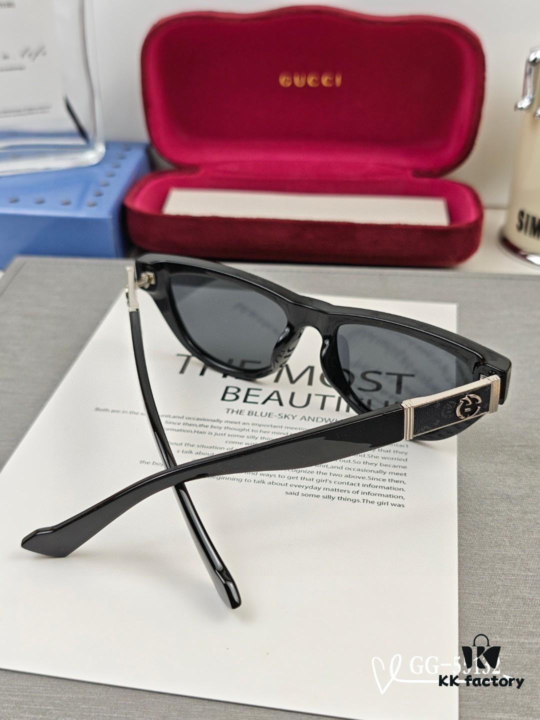 6931fdba3a89a121ed54df89 GUCCI Italy - Polarized TR Lightweight Sunglasses with High-Definition Resin Lenses, Model 55132, Size 57-16-148