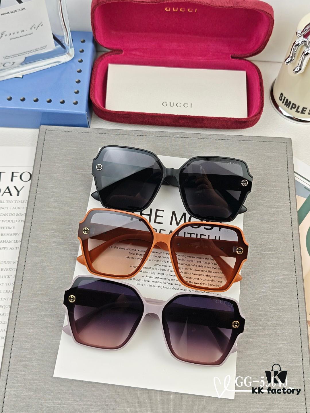 6931fdba3a89a121ed54df8b GUCCI Italy - Polarized TR Frame Sunglasses with High-Definition Resin Lenses, Lightweight and Comfortable Wear, Model: 53040, Size: 57-16-148