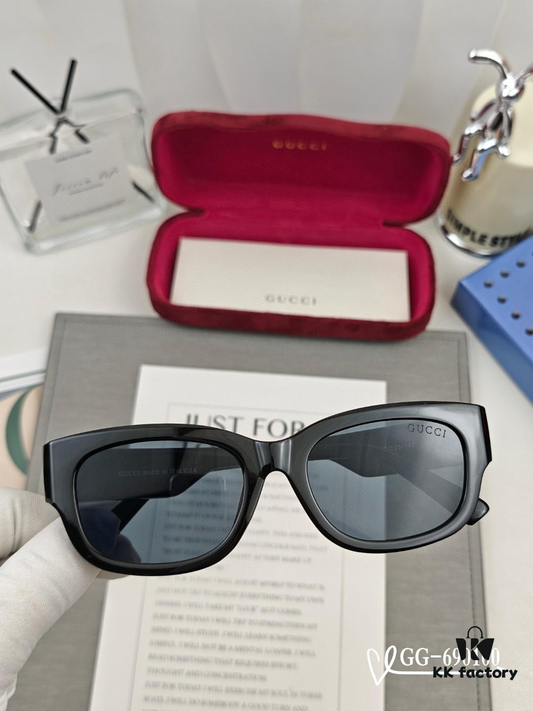6931fdbe3a89a121ed54dfbd GUCCI Italy - Polarized TR Lightweight Sunglasses with High-Definition Resin Lenses, Model 69100, Size 57-16-148