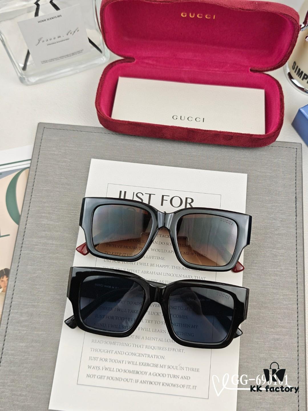 6931fdbe3a89a121ed54dfc2 GUCCI Italy - Polarized HD Resin Lenses with TR Frame Lightweight Sunglasses, Model 69101, Size 57-16-148