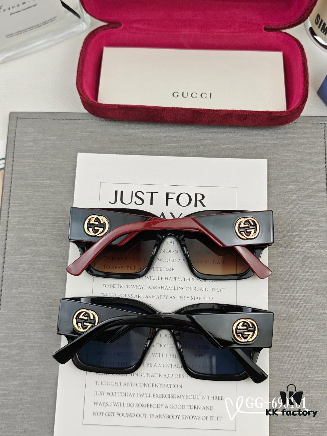 6931fdbf3a89a121ed54dfc3 GUCCI Italy - Polarized HD Resin Lenses with TR Frame Lightweight Sunglasses, Model 69101, Size 57-16-148