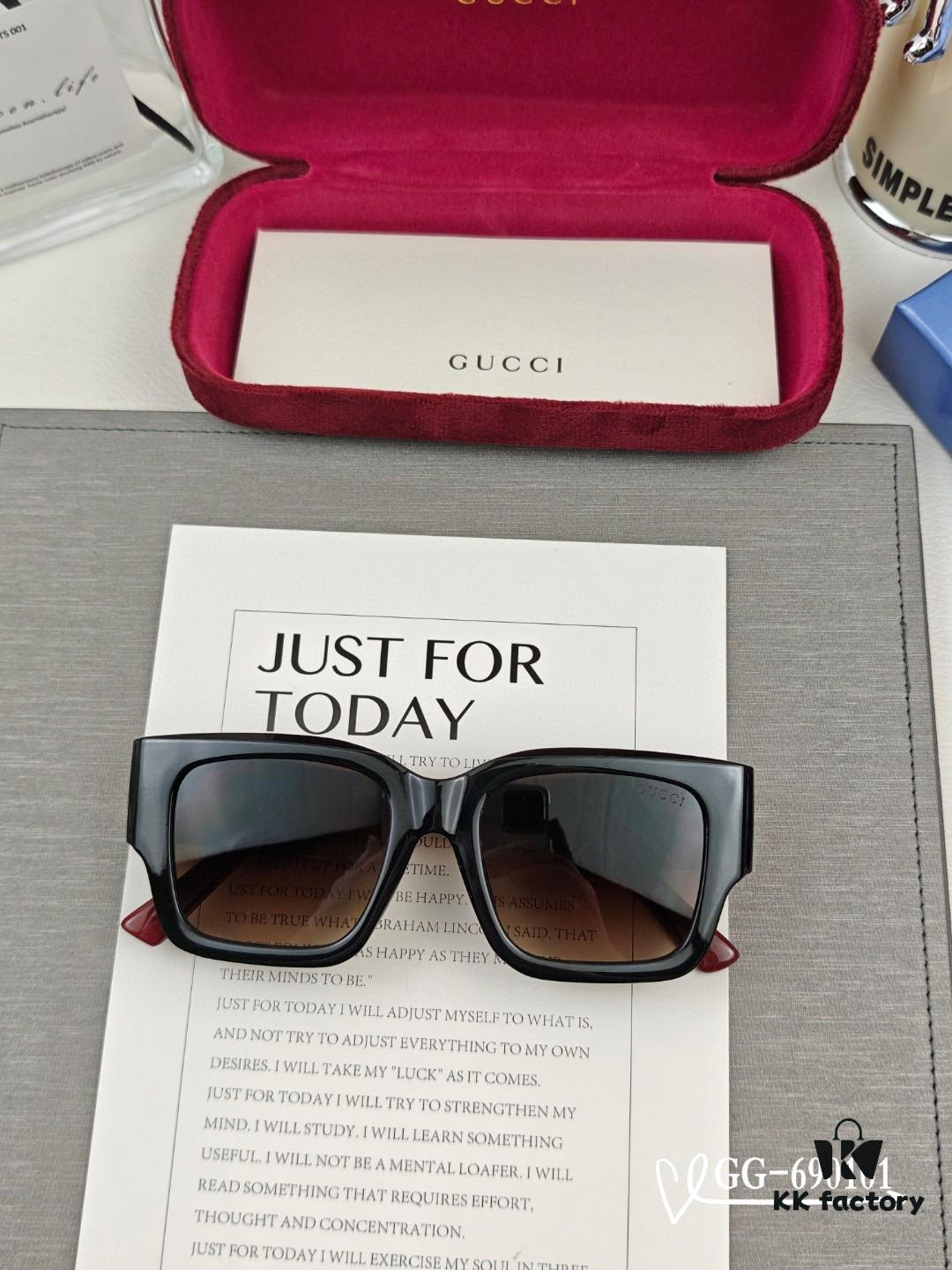 6931fdbf3a89a121ed54dfc7 GUCCI Italy - Polarized HD Resin Lenses with TR Frame Lightweight Sunglasses, Model 69101, Size 57-16-148