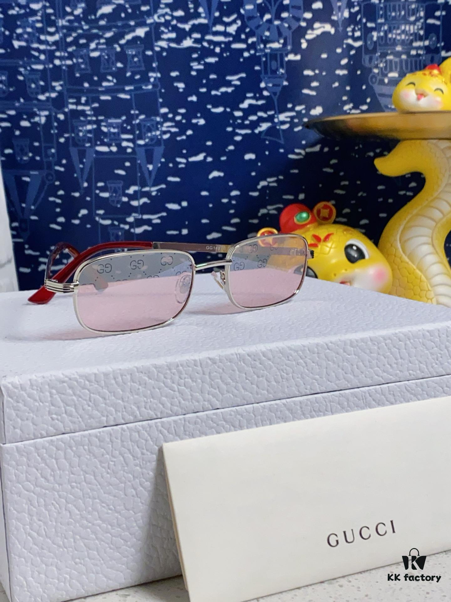 6931fdc53a89a121ed54e00f Gucci 2025 New Unisex Cat-Eye Sunglasses, Stylish Plastic and Metal Fashion Shades, Model GG1457S