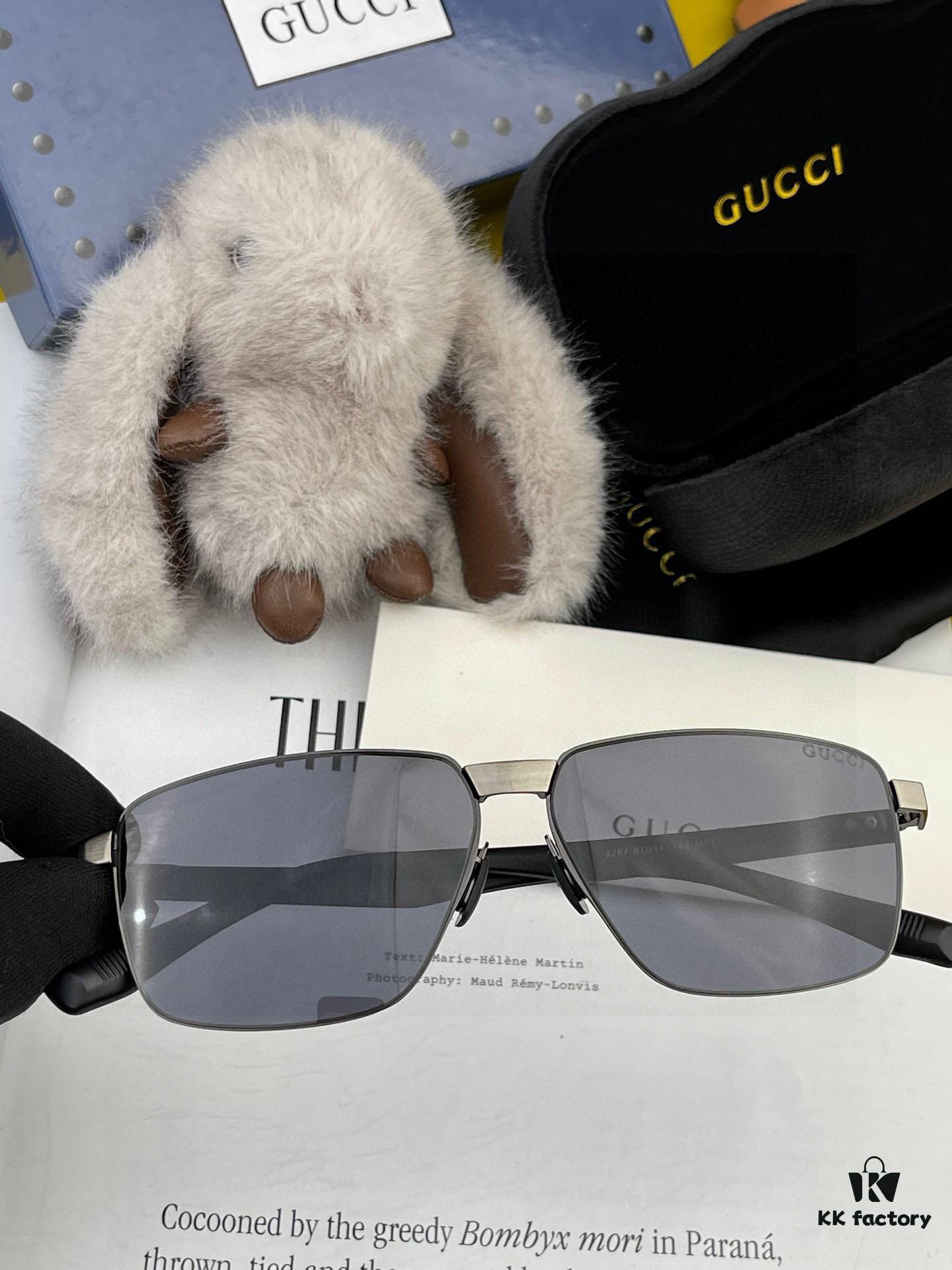 6931fdc63a89a121ed54e01a GUCCI Men's Colorful Pilot Polarized Sunglasses