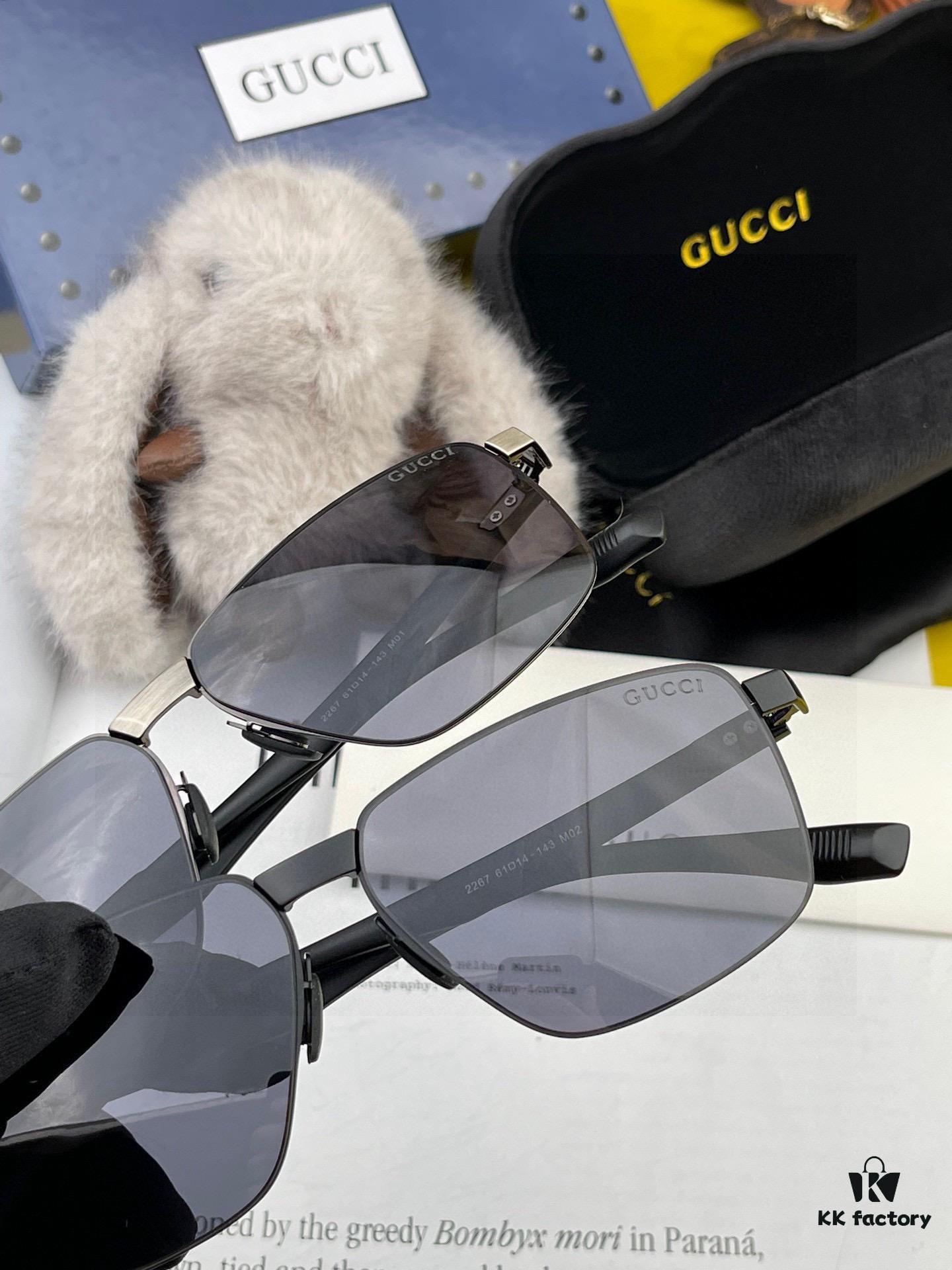 6931fdc63a89a121ed54e01d GUCCI Men's Colorful Pilot Polarized Sunglasses