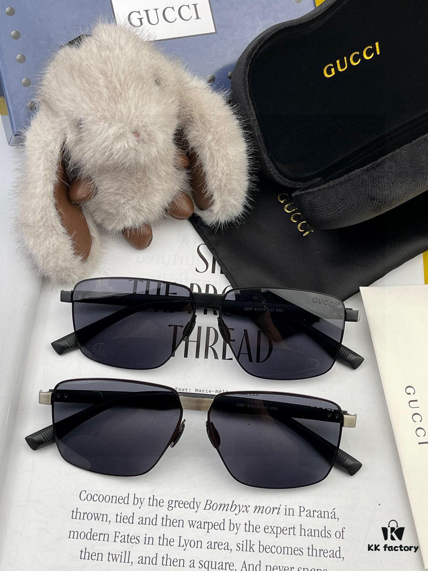 6931fdc63a89a121ed54e01f GUCCI Men's Colorful Pilot Polarized Sunglasses