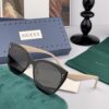 GUCCI New One-Piece Nylon Polarized Sunglasses, Stylish Square-Framed Unisex Sun Glasses for Couples, Comfortable Fit, Trendy Influencer Style, Flattering on Both Oval and Round Faces