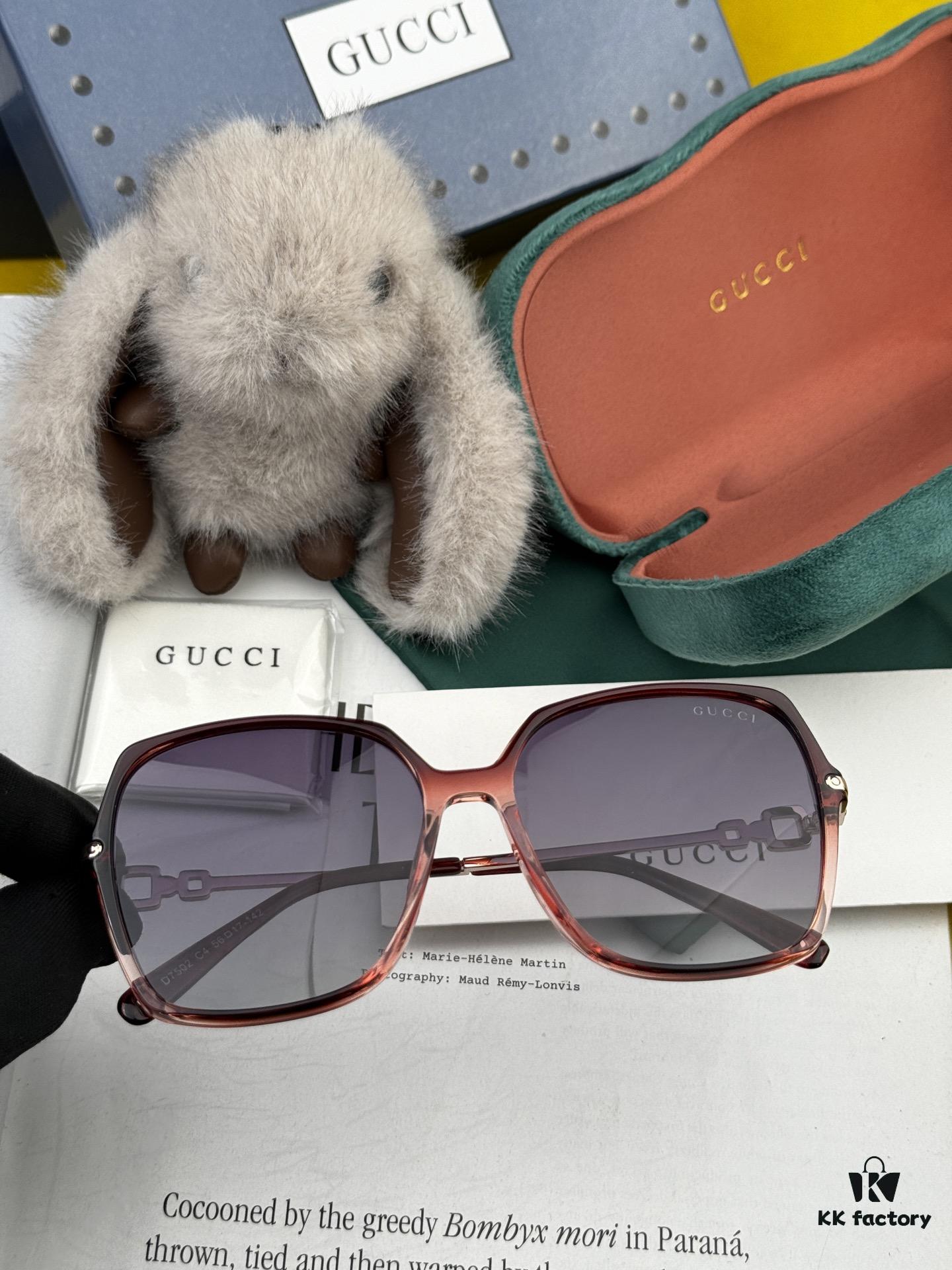 6931fdcd3a89a121ed54e07d GUCCI 2025 Spring New Arrival Trendy Fashion Round Frame Polarized Sunglasses High-Quality Lightweight TR Frame Women's HD Thickened Polarized Sunglasses