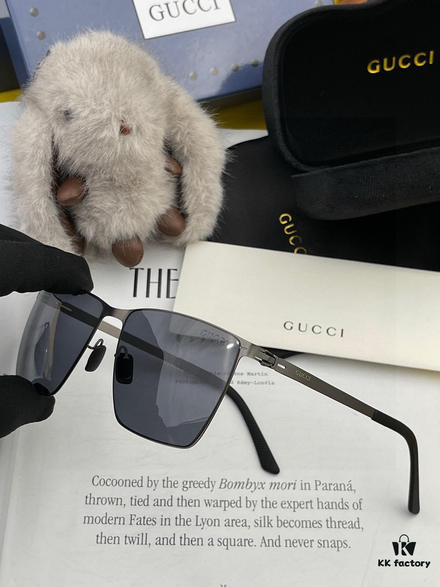 6931fdd23a89a121ed54e0b6 GUCCI 2025 New Unisex Polygonal Sunglasses G5733, Electroplated Finish, Never Fades, Ultra-Lightweight and Highly Elastic, Screw-Free Design, Unbreakable Frame, High-Definition Nylon Lenses, Exquisite Craftsmanship, Original Materials, Stylish and Versatile
