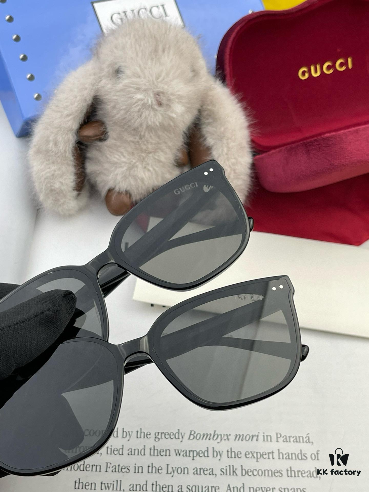 6931fdd63a89a121ed54e0ec GUCCI 2025 Spring New One-Piece Sunglasses, Small Frame Unisex Sunglasses