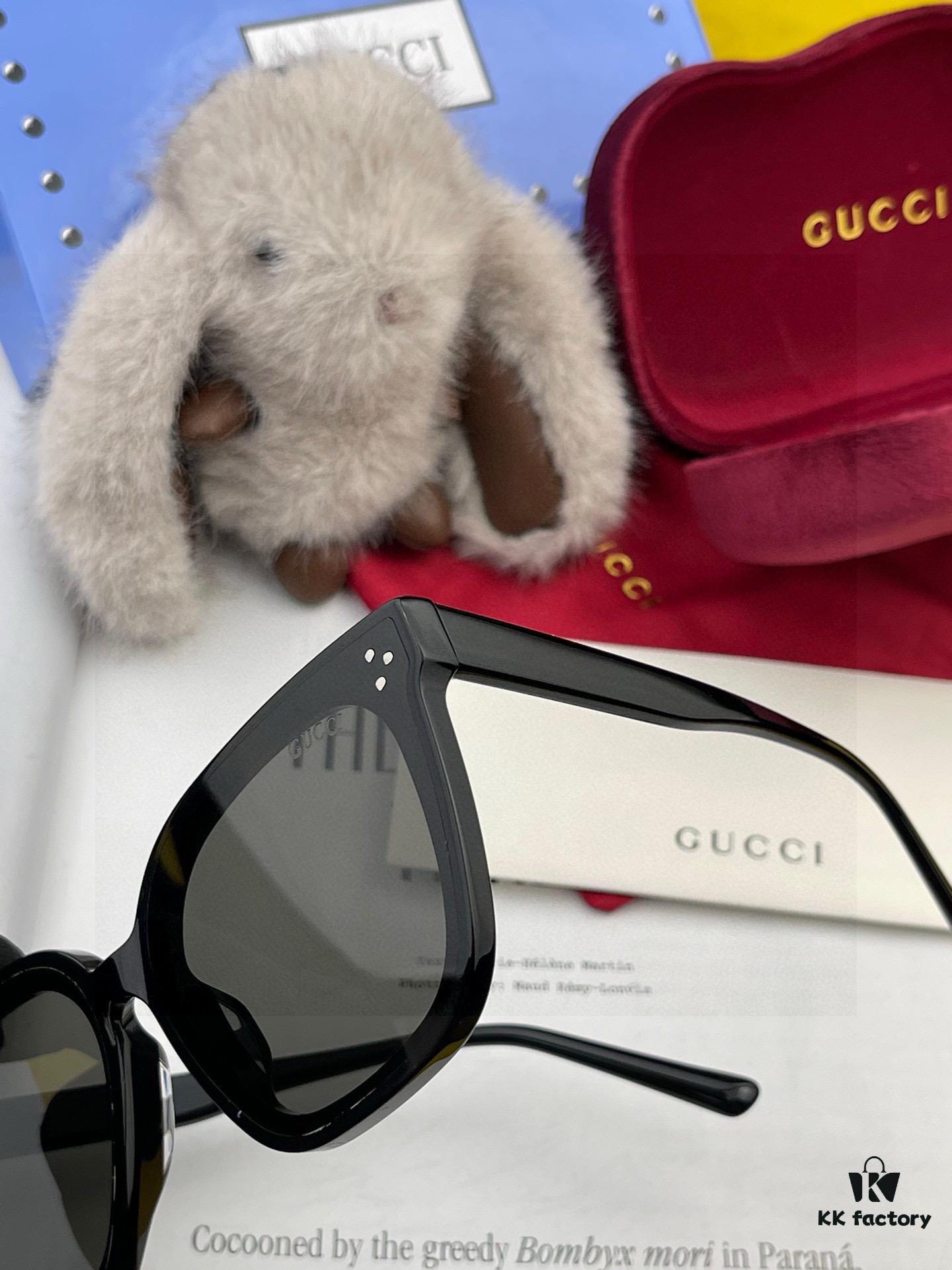 6931fdd73a89a121ed54e0fc GUCCI 2025 Spring New Unisex Oversized Nylon Sunglasses Model G4803