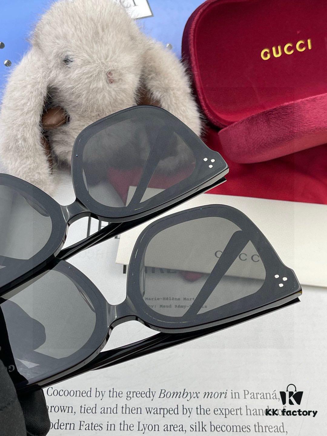 6931fdd73a89a121ed54e0fd GUCCI 2025 Spring New Unisex Oversized Nylon Sunglasses Model G4803