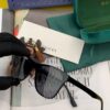 6931fdda3a89a121ed54e122 GUCCI 2025 New Spring Launch One-Piece Oversized Sunglasses, Unisex Nylon Frame UV-Protective Shades