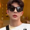 6931fdda3a89a121ed54e125 Gucci New Model One-Piece Driving Sunglasses, Must-Have Style for Travel, Popularized by Numerous Celebrities, Unisex Aviator Sunglasses Model: G075