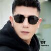 Gucci High-Quality Unisex Sunglasses, Polarized Pilot Style with Imported Polaroid Lenses, UV Protection, Fashionable Oversized Frame for Driving, Fishing, and Outdoor Use, Model: G9862