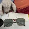 Gucci High-Quality Unisex Sunglasses, Polarized Pilot Style with Imported Polaroid Lenses, UV Protection, Fashionable Oversized Frame for Driving, Fishing, and Outdoor Use, Model: G9862