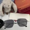 Gucci High-Quality Unisex Sunglasses, Polarized Pilot Style with Imported Polaroid Lenses, UV Protection, Fashionable Oversized Frame for Driving, Fishing, and Outdoor Use, Model: G9862