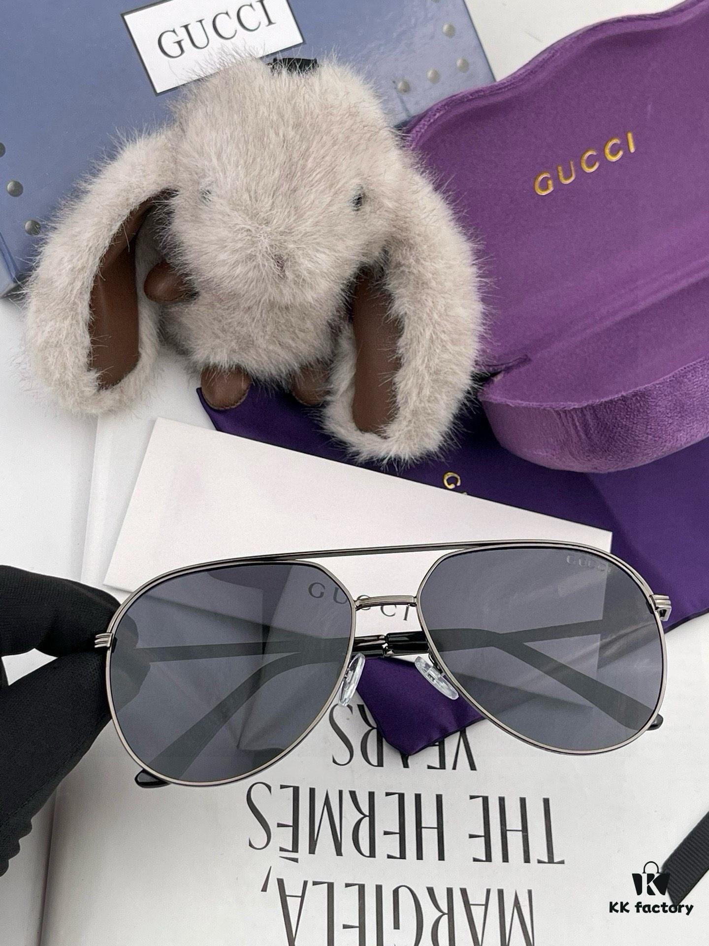 6931fdde3a89a121ed54e15d Gucci High-Quality Unisex Sunglasses, Imported Polarized Lenses, Aviator Style, UV Protection, Universal Fit, Slimming Design for Driving and Fishing, Model: 3371