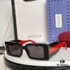 GUCCI GG1860S Sunglasses, 53-22-145, Glossy Black Acetate with Color-Injected Temples Featuring Gucci Logo