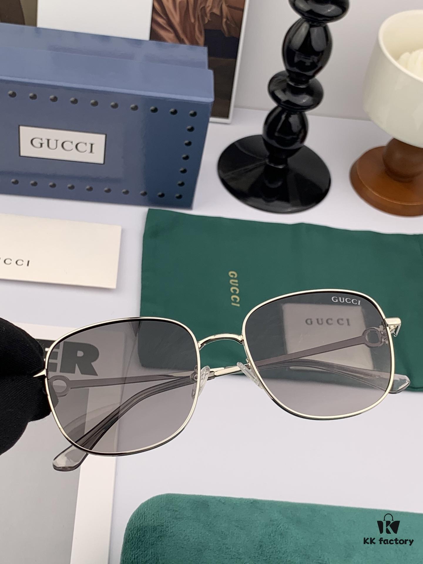 6931fde33a89a121ed54e19c GUCCI 2025 Spring New Arrival Latest Rectangular Sunglasses, Favored by Influencers for Full Charm and Playful Elegance with Excellent Metal Finish
