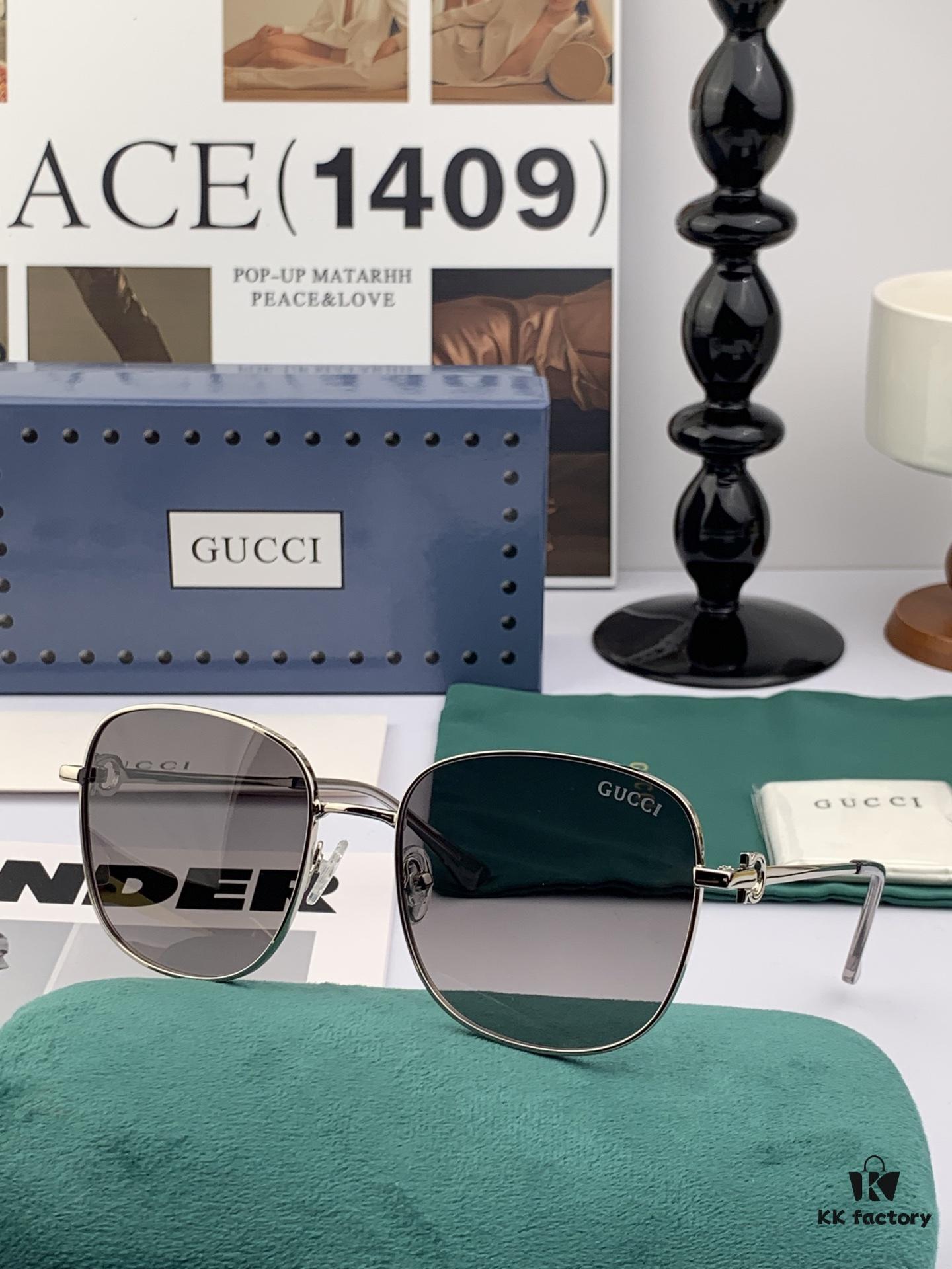 6931fde33a89a121ed54e19f GUCCI 2025 Spring New Arrival Latest Rectangular Sunglasses, Favored by Influencers for Full Charm and Playful Elegance with Excellent Metal Finish
