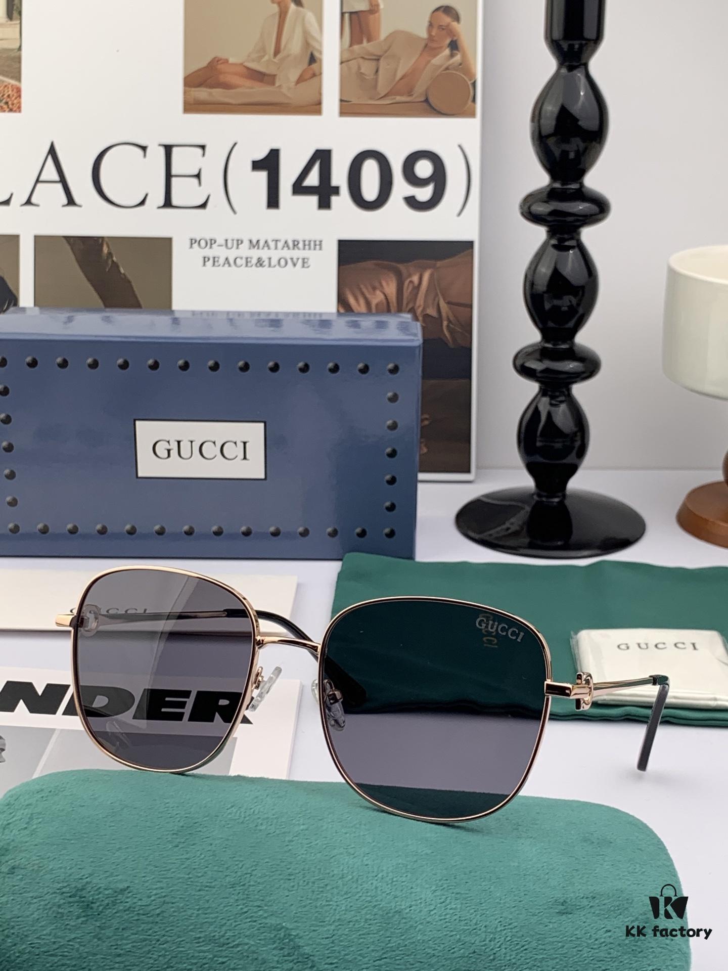 6931fde33a89a121ed54e1a1 GUCCI 2025 Spring New Arrival Latest Rectangular Sunglasses, Favored by Influencers for Full Charm and Playful Elegance with Excellent Metal Finish