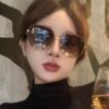 6931fde33a89a121ed54e1a3 Polarized Series Sunglasses Original GUCCI Influencer Hit Blue Classic Luxury Global Trend Fashion Round Frame Sunglasses High-End Quality Luxurious Logo Authentic Acetate Material Model: G9250