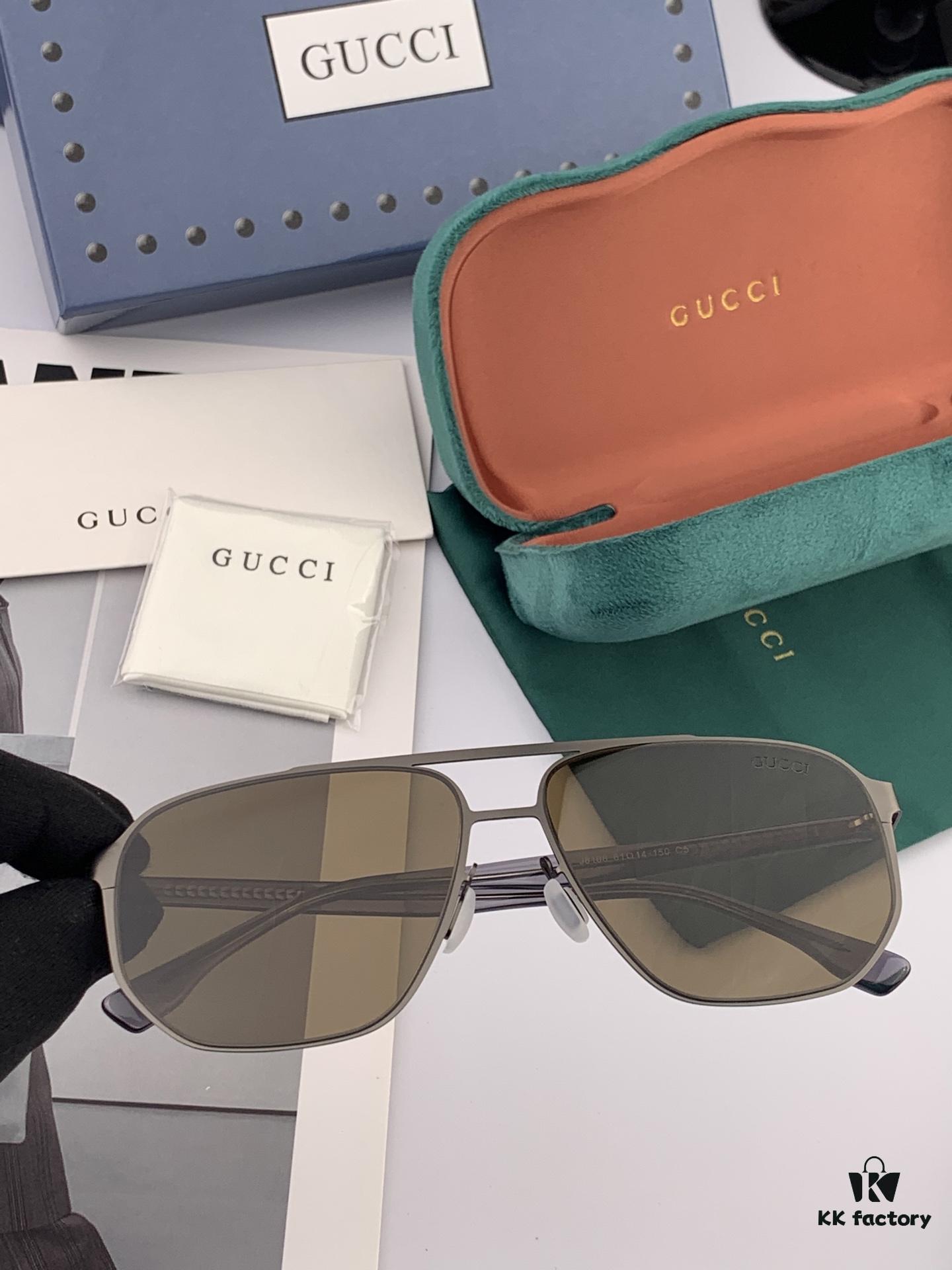 6931fde63a89a121ed54e1c2 GUCCI Men's Colorful Pilot Polarized Sunglasses
