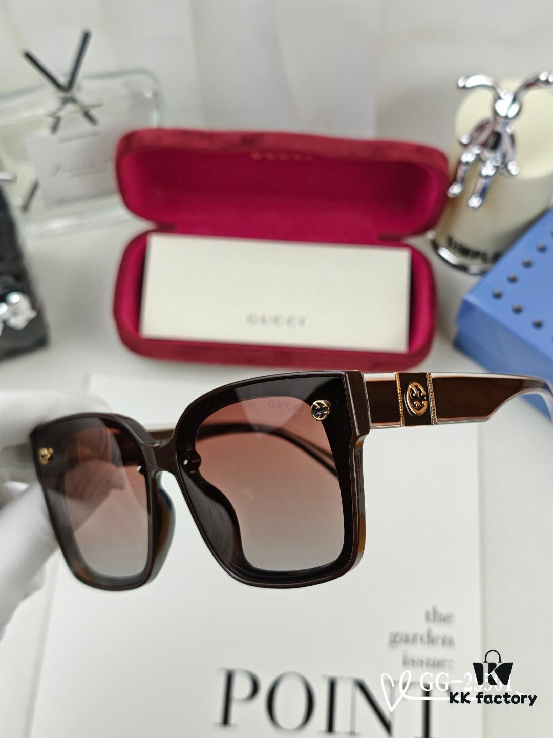 6931fde63a89a121ed54e1cb GUCCI Italy - Polarized TR Lightweight Sunglasses with High-Definition Resin Lenses, Model 25501, Size 57-16-148