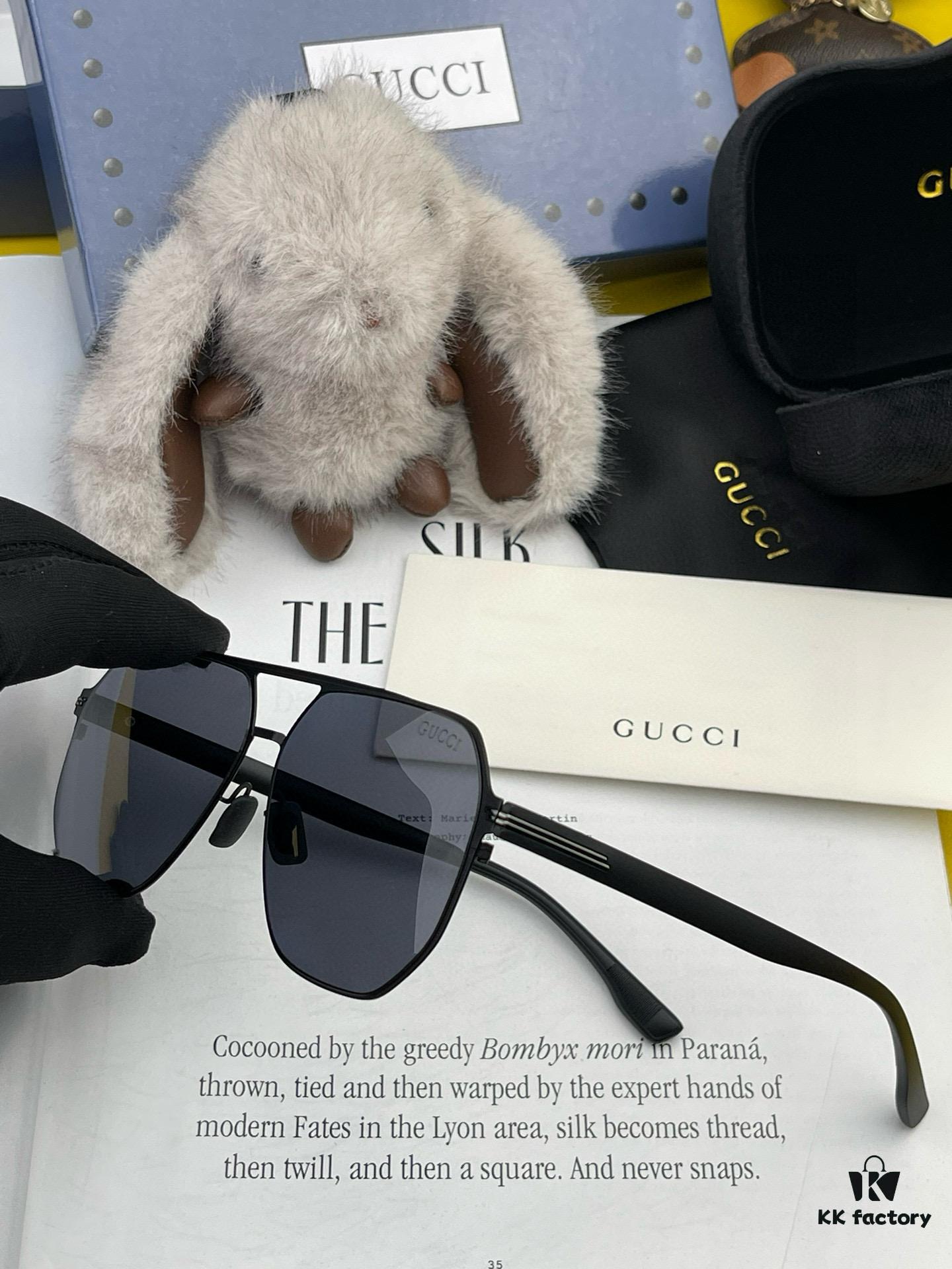 6931fde93a89a121ed54e1ef GUCCI Men's Colorful Pilot Polarized Sunglasses