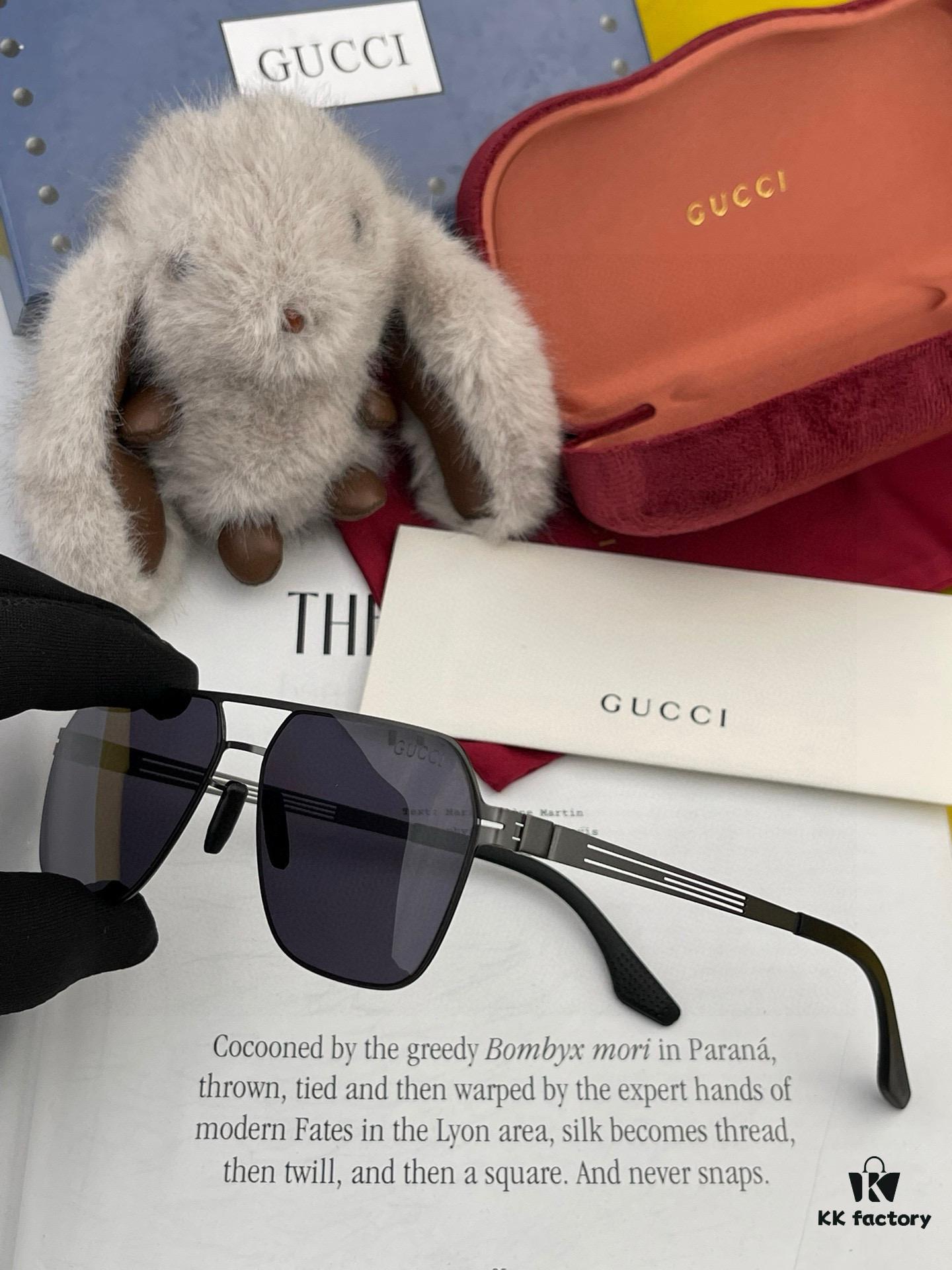 6931fdeb3a89a121ed54e20a GUCCI 2025 New Unisex Polygonal Sunglasses G0862, Electroplated Finish, Never Fades, Ultra-Lightweight and Highly Elastic, Screw-Free Design, Unbreakable, HD Nylon Lenses, Premium Craftsmanship, Original Materials, Stylish and Versatile