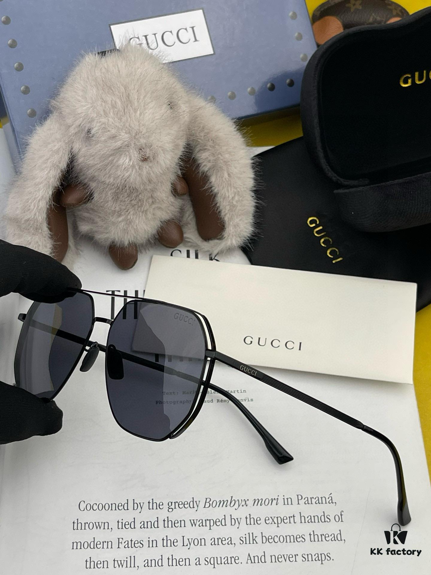 6931fdec3a89a121ed54e212 GUCCI Men's Colorful Pilot Polarized Sunglasses