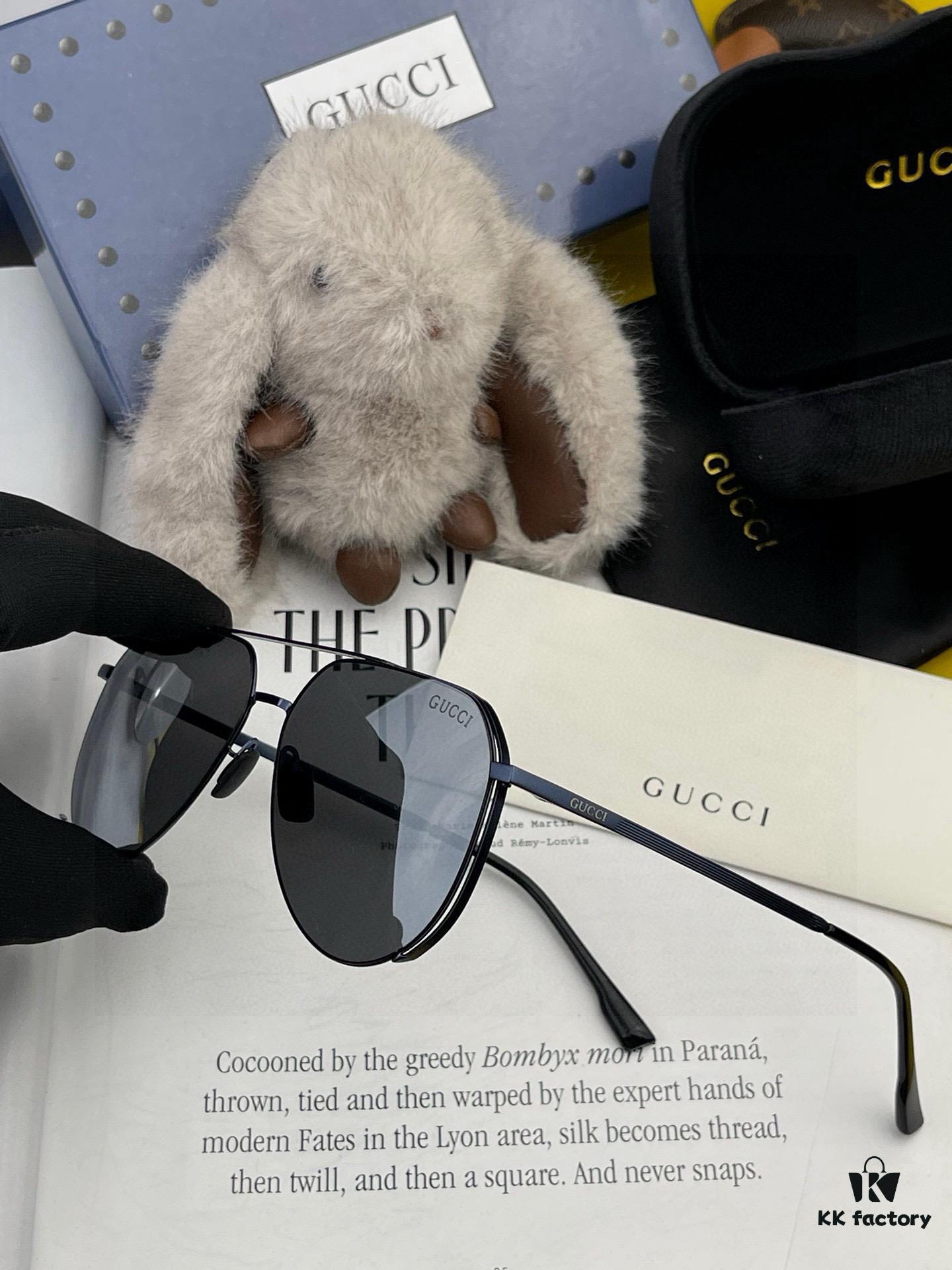 6931fded3a89a121ed54e21d GUCCI Men's Colorful Pilot Polarized Sunglasses