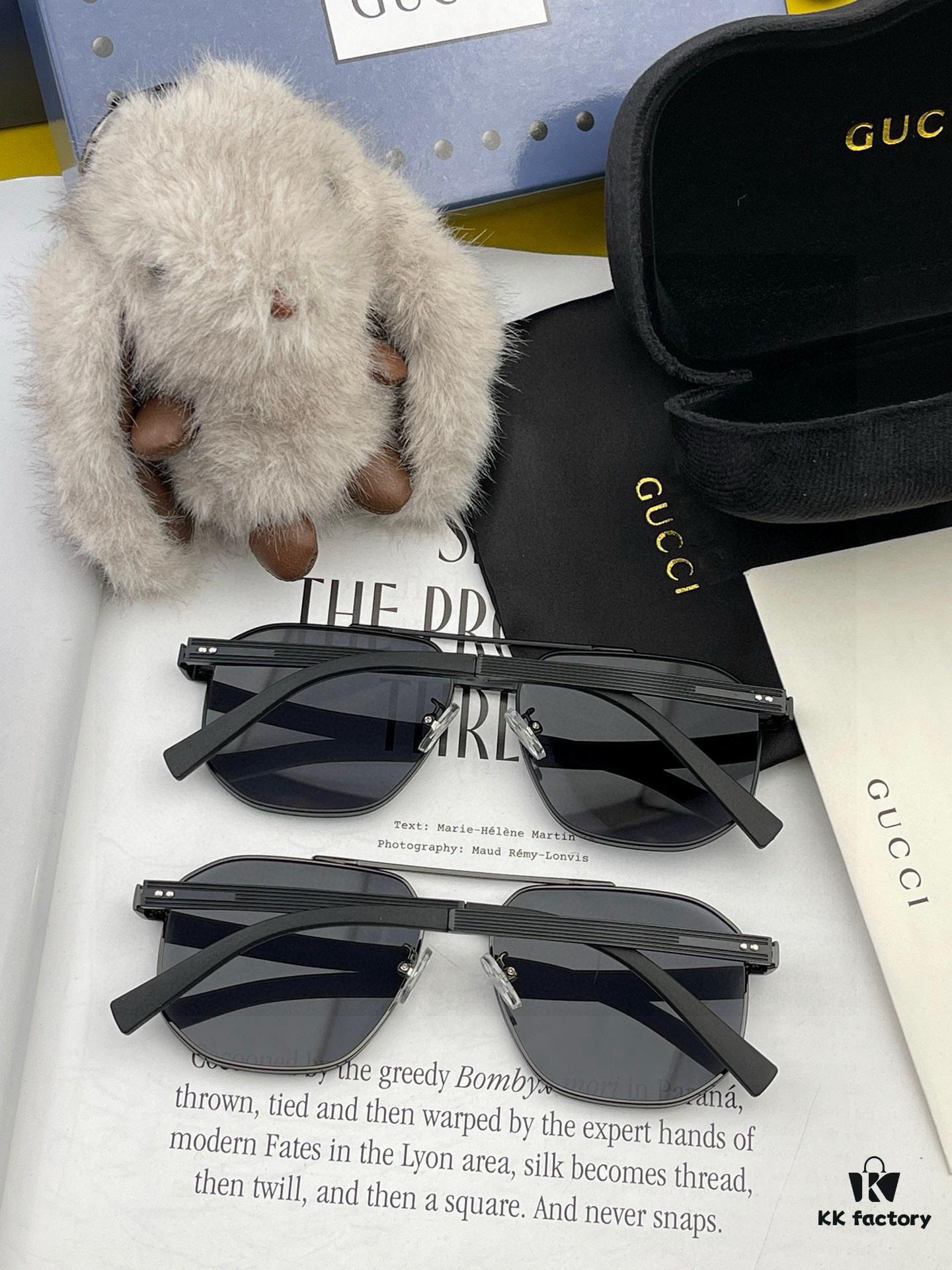 6931fded3a89a121ed54e227 GUCCI 2025 New Unisex Polygonal Sunglasses Electroplated Never Fade Ultra-Light and Highly Elastic Frame Screw-Free Design Crush-Resistant HD Nylon Lenses Exquisite Craftsmanship Original Materials Casual and Stylish Universal Fit Must-Have for Summer Model 0228