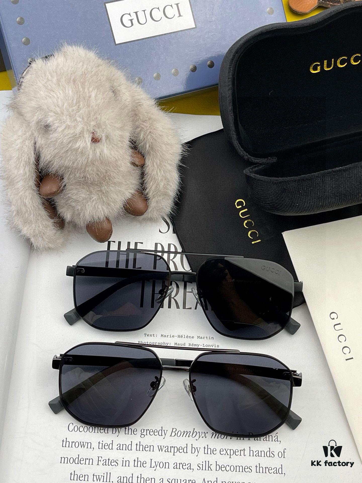 6931fded3a89a121ed54e228 GUCCI 2025 New Unisex Polygonal Sunglasses Electroplated Never Fade Ultra-Light and Highly Elastic Frame Screw-Free Design Crush-Resistant HD Nylon Lenses Exquisite Craftsmanship Original Materials Casual and Stylish Universal Fit Must-Have for Summer Model 0228