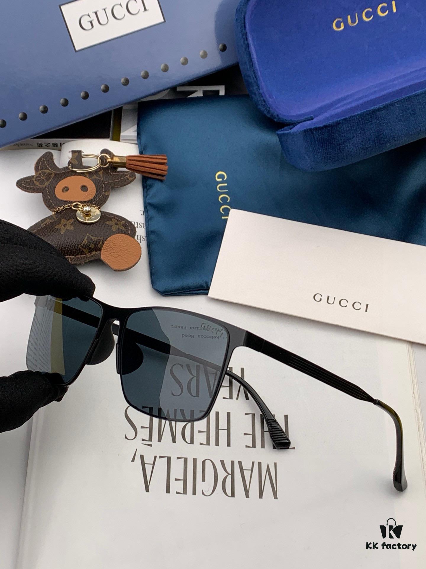 6931fdee3a89a121ed54e22e GUCCI Men's Colorful Pilot Polarized Sunglasses