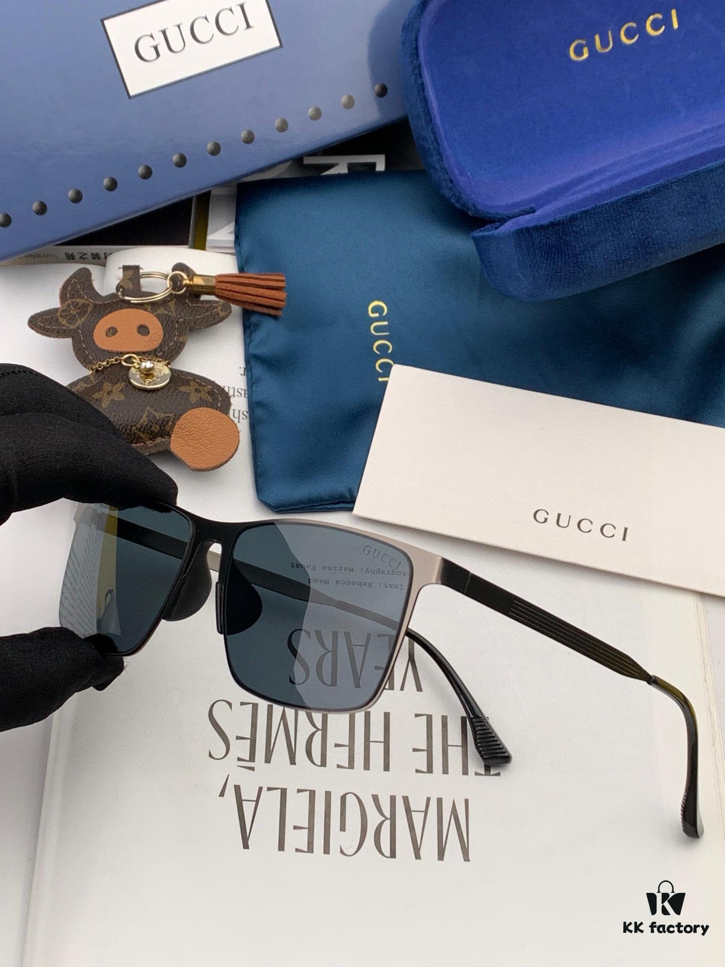6931fdee3a89a121ed54e22f GUCCI Men's Colorful Pilot Polarized Sunglasses