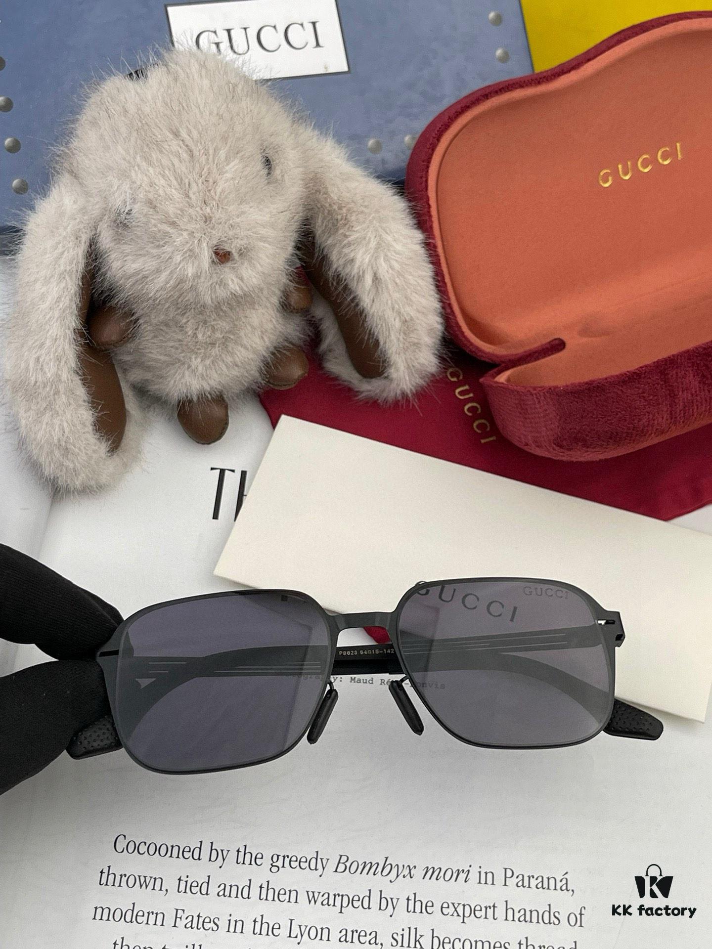 6931fdee3a89a121ed54e234 GUCCI 2025 New Unisex Polygonal Sunglasses, Ultra-Lightweight and Durable, Scratch-Resistant Electroplated Finish, HD Nylon Lenses, Screw-Free Elastic Frame, Model 3862