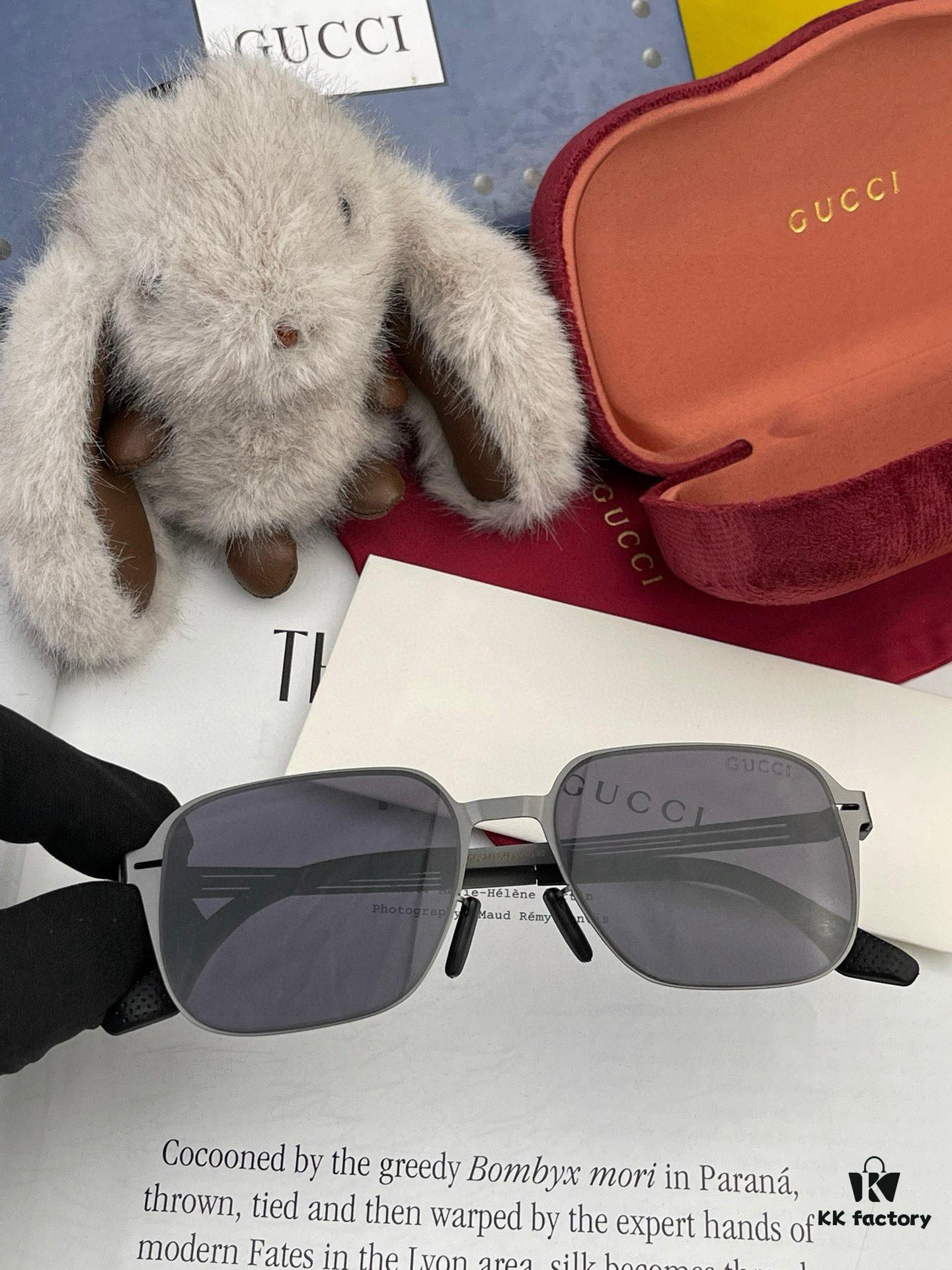 6931fdee3a89a121ed54e235 GUCCI 2025 New Unisex Polygonal Sunglasses, Ultra-Lightweight and Durable, Scratch-Resistant Electroplated Finish, HD Nylon Lenses, Screw-Free Elastic Frame, Model 3862