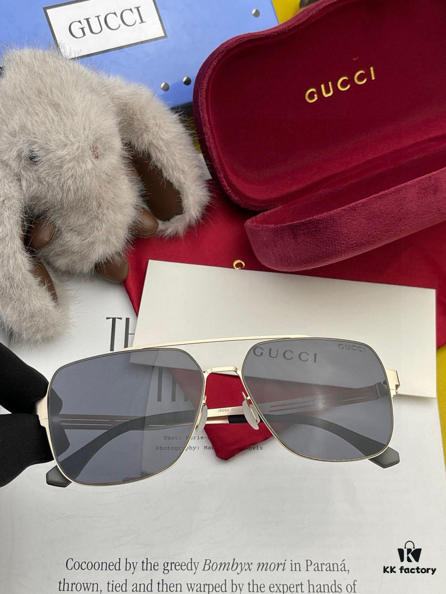 6931fdef3a89a121ed54e23e GUCCI 2025 New Unisex Polygonal Sunglasses with IP Plating, Ultra-Lightweight and Highly Elastic, Screw-Free Design, Scratch-Resistant and Unbreakable, High-Definition Nylon Lenses, Premium Craftsmanship, Original Materials, Stylish and Versatile